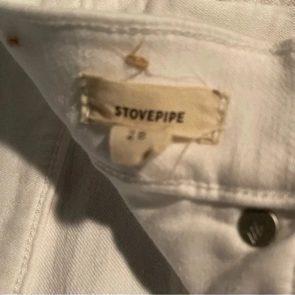 NWOT Madewell White Stovepipe Ankle Jeans size 28 - Picture 6 of 6